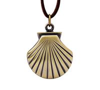 XuFan Retro Creativity Mini Bronze Pocket Watch Pendant Necklace Chain Arabic Numbers Pocket Watch Gift Fashion Accessory