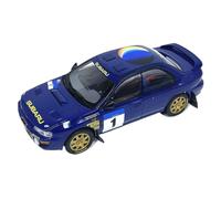 XUFQRAN Miniature display 1:18 Scale For Subaru Impreza Sun Star Car Die Cast Model Kit Collection Simulation Ornaments Simulation collection