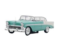 XUFQRAN Miniature display 1:24 Scale For Chevrolet Bel Air Classic Car Die Cast Model Collection Kit Static Ornaments Simulation collection