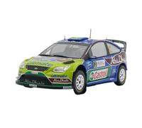 XUFQRAN Miniature display 1:24 Scale For Ford Focus RS WRC 2009 Car Die-cast Collectible Model Static Ornaments Simulation collection