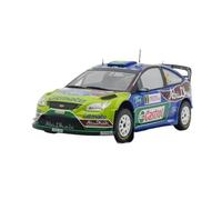 XUFQRAN Miniature display 1:24 Scale For Ford Focus RS WRC 2009 Rally Car Die Cast Model Collectible Kit Static Ornaments Simulation collection