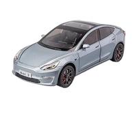 XUFQRAN Miniature display 1:24 Scale For Tesla Model 3 Alloy Car Die Cast Kit Static Collection Ornaments Simulation collection