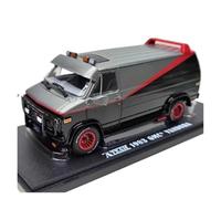 XUFQRAN Miniature display 1:43 Scale For 1983 GMC Vandura Alloy Car Model Die Cast Kit Static Collection Ornaments Simulation collection