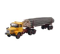 XUFQRAN Miniature display 1:43 Scale For Berliet TBH 280 Timber Trailer Car Die Cast Model Collectible Kit Static Ornaments Simulation collection
