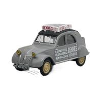XUFQRAN Miniature display 1:43 Scale For Citroen 2CV Scene Sandbox Car Die Cast Model Collectible Kit Static Ornaments Simulation collection