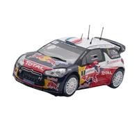 XUFQRAN Miniature display 1:43 Scale For Citroen DS3 WRC 2012 Loeb Car Die Cast Model Collectible Kit Static Ornaments Simulation collection
