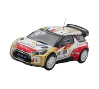 XUFQRAN Miniature display 1:43 Scale For Citroen DS3 WRC 2013 Car Die Cast Collectible Model Hobbyist Static Ornaments Simulation collection