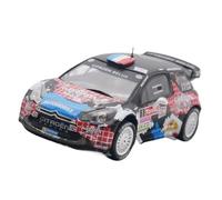 XUFQRAN Miniature display 1:43 Scale For Citroen DS3 WRC 2013 Loeb Car Die Cast Model Collectible Kit Static Ornaments Simulation collection