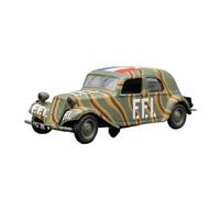XUFQRAN Miniature display 1:43 Scale For Citroën Traction Avant 11 Alloy Car Model Die Cast Kit Static Collection Ornaments Simulation collection