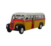 XUFQRAN Miniature display 1:43 Scale For Ford Thames ET7 Malta Bus Car Die Cast Model Collectible Kit Static Ornaments Simulation collection