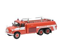 XUFQRAN Miniature display 1:43 Scale For Tatra T138 Fire Engine Alloy Car Die Cast Kit Static Collection Ornaments Simulation collection