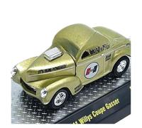 XUFQRAN Miniature display 1:64 Scale For 1941 Willys Coupe Gasser Alloy Car Die Cast Model Kit Collection Static Ornaments Simulation collection