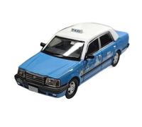 XUFQRAN Miniature display 1:64 Scale For Hong Kong New Territories Taxi Car Die Cast Model Collectible Kit Static Ornaments Simulation collection