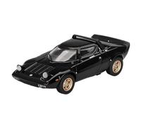XUFQRAN Miniature display 1:64 Scale For Lancia Stratos HF Black Alloy Car Model Die Cast Kit Static Collection Ornaments Simulation collection