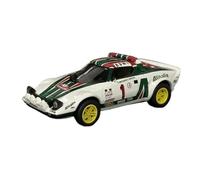 XUFQRAN Miniature display 1:64 Scale For Lancia Stratos HF No. 1 Rally Car Die Cast Model Collectible Kit Static Ornaments Simulation collection