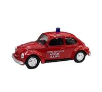 XUFQRAN Miniature display 1:64 Scale For Volkswagen Beetle 1303 Police Car Die Cast Model Collectible Kit Static Ornaments Simulation collection