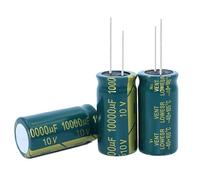 XUGERIP 10 PCS 10V 10000UF Electrolytic Capacitor, High Frequency Aluminum Electrolytic Capacitors for Refrigerator, TV, LCD Monitor