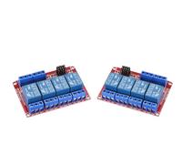 XUGERIP 2 PCS 24V 4 Channel Relay Module with Optocoupler Isolation, Relay Board with High/Low Level Trigger Jumper, 250V/10A AC or 30V/10A DC Load, Fault-Tolerant Design