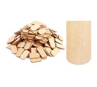 Xuhal 1000 Pcs 1: 12 Scale Miniature Dollhouse Fish Scale Roof Shingles Real Wood/Cedar-Grain Single Piece 1.25 x 0.71 x 0.11 Inches Perfect for Dollhouse Roof Decoration