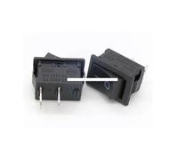 XUHXX 5Pcs Push Button Switch 15x21mm SPST 2Pin 6A 250V 10V 125V KCD1-101 Snap-in On/Off Rocker Switch 15MM*21MM Black