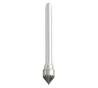 XUHXX 90 Degree Conical Alloy Hard Metal Grinding Head 1pcs Wood Carving Tungsten Steel Rotary Boring Cutter K-Type File Boring Tool