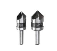 XUHXX High Speed Ti Countersink Drill Bit Set Chamfer 1/4"Hex Taper Hole Cutter Wood Metal Countersunk Bit Deburring Chamfering Tool