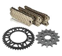 XUHXX Motorcycle 530 Chain Front Rear Sprocket Kits Set Compatible With TL1000S 97-00 TL1000R 98-02 GSXR1300 99-07 GSXR750W 96-97