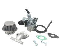 XUHXX PZ19 19mm Hand Choke Carburetor Kit Compatible With 50CC 70CC 90CC 110CC 125CC ATV Quad Includes Intake Air