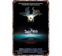 XUIGYA Deadly Friend Vintage Metal Tin Sign Movie Poster Wall Art Decor 8x12 Inch for Home Cafes Office Store Pubs Club Sign Gift
