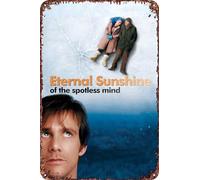 XUIGYA Eternal Sunshine of the Spotless Mind Vintage Metal Tin Sign Poster Wall Art Decor 8x12 Inch for Home Cafes Office Store Pubs Club Sign Gift