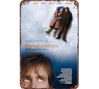 XUIGYA Eternal Sunshine of the Spotless Mind Vintage Metal Tin Sign Poster Wall Art Decor 8x12 Inch for Home Cafes Office Store Pubs Club Sign Gift