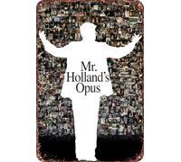 XUIGYA Mr. Holland's Opus Vintage Tin Sign Wall Art Decor - Retro Sign for Home Patio Decor Gifts Movie Poster - 8x12 Inch