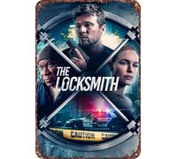 XUIGYA The Locksmith Vintage Tin Sign Wall Art Decor - Retro Sign for Home Patio Decor Gifts Movie Poster - 8x12 Inch