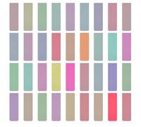 XUIIOSOOKP 36 Pcs Two Colors Magnetic Bookmarks Colorful Page Markers