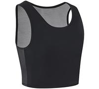 XUJI Binder Transgender Trans FTM Breathable Half Chest Binder (B, 4XL)