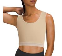 XUJI Breathable Chest Binder for Transgender FTM Pullover Half Binder (K, 2XL)