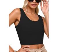 XUJI Chest Binder Trans FTM Binder Transgender Seamless Bra Breast Binder (B, 2XL) Black