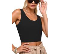 XUJI Chest Binder Trans FTM Binder Transgender Seamless Bra Breast Binder (B, XL) Black