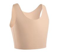 XUJI Chest Binder Trans FTM Compression Seamless Bra for Transgender (K, 2XL)