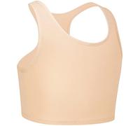 XUJI FTM Transgender Breathable Half Chest Binder (K, 5XL)