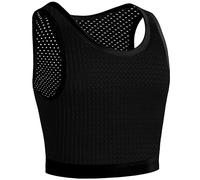 XUJI Transgender FTM Trans Breathable Half Chest Binder (B, XL)