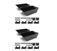 XUJIAN 2X 2011-5 RC Bait Boat Spare Parts Accessories Upgraded Double Silo Accessories for 2011-5 Bait Boat,Black