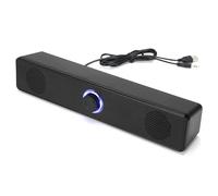 XUJIAN PC Soundbar Wired/Wireless Bluetooth Speaker USB Powered Soundbar for TV Pc Laptop Gaming Home Theater Audio System A