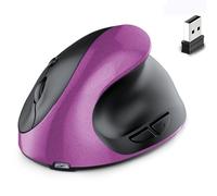 XUJIAN Rechargeable Dual Mode USB 2.4G Wireless + Bluetooth Mouse Vertical Ergonomic Optical Mice for Computer Notebook