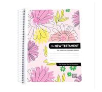 XUJIHANG Spiral Bound Bible Study Journal: A4 - Page 52 - Week New Testament Study for Women with Note - Taking Space (Pink)