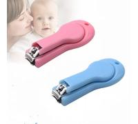 XUJINCN Baby Nail Clippers,2 Pack Nail Clippers,for Trimming Baby's Fingers or Toes,Blue and Pink Toddler Nail Clipper,Be Suitable for;Infant, Toddler, Kids