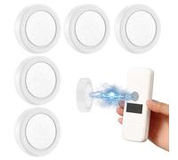 Xujinsongg 5 Pcs Magnetic Remote Control Holder Wall Mounted,Upgrade Thin Strong Magnetic Air Conditioner & TV Remote Control Wall Holders Self-Adhesive Organizer Storage Stand for Appliance Remotes