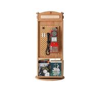 XUJUAN-0227 Bookshelf Rotating Bookshelf, 360-degree Bookcase, Solid Wood Picture Book Shelf, Floor Storage Display Cabinet