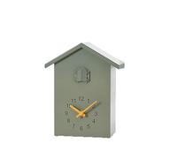 XUJUAN-0227 Decor Wall Clock Style Wall Clock Cuckoo Bird Out Window Chimes Hour Hourly(Green)