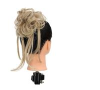 XUJUAN-0227 Human Hair Messy Buns Messy Bun Hair Piece, Super Long Tousled Updo Hair Buns Extension Wavy Scrunchie Ponytail Hairpieces with Elastic Hair Band for Women Girls Bun Hair Piece(0011)